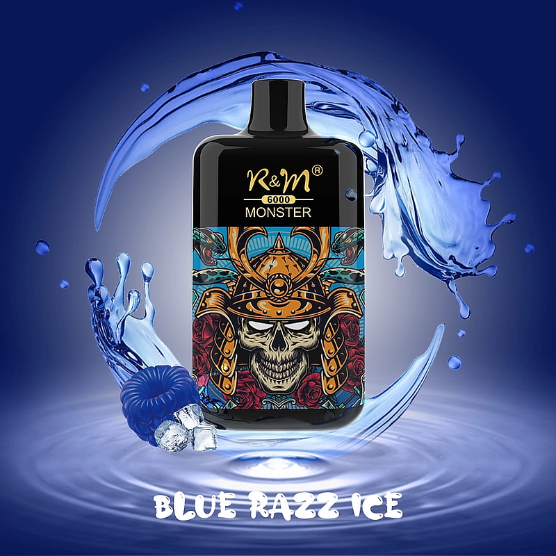 R&M Monster 6000 Puffs 5% Nicotine Rechargeable Disposable vape