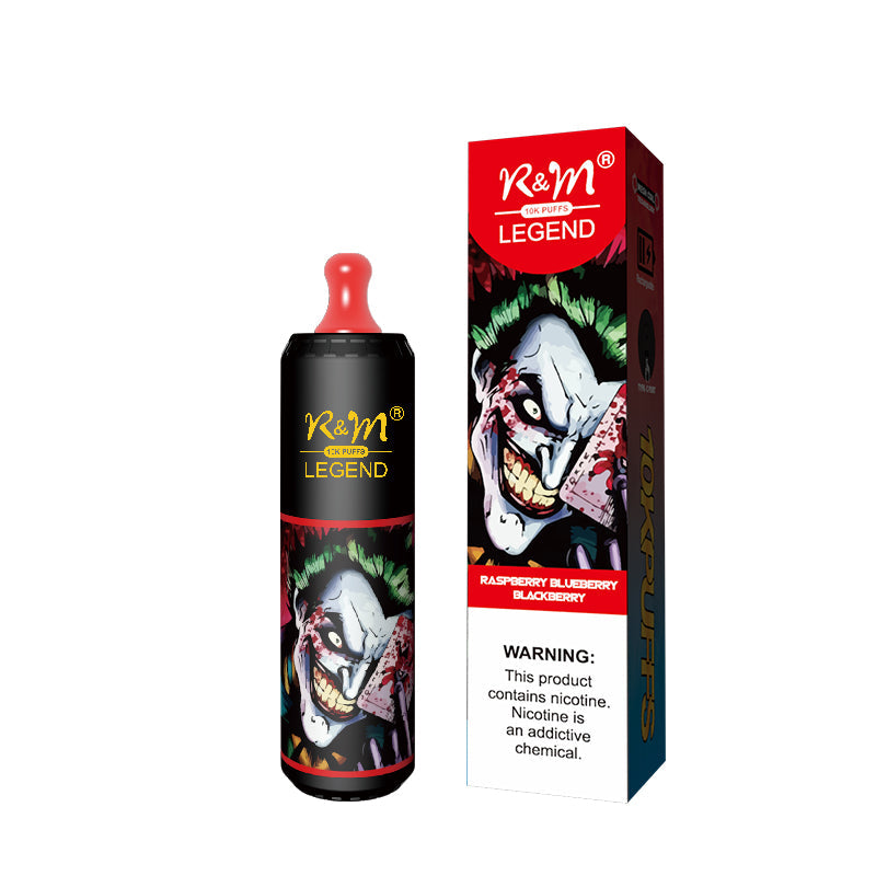 R&M Vape 10000K puffs Disposable 20ML 850mah 19 Flavor Portable Stylish High-quality E-lectronic c igarette Vape E-liquid V aporizer Pod system Include Nicotine