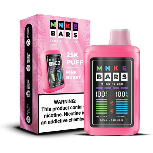 MNKE Bars XL 25K Disposable Vape 5%18m