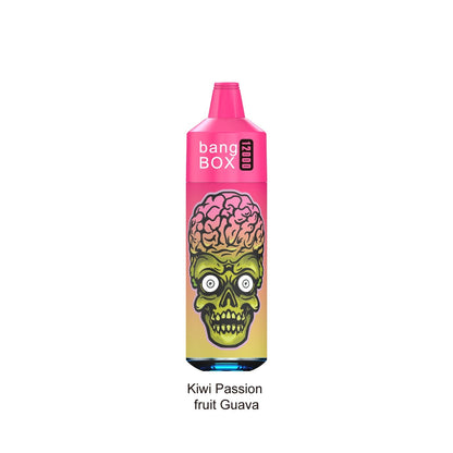 BANGBOX VAPE 12000 PUFFS/12 FLAVORS /RGB LIGHT/Battery650Mah /E-juice volume: 28ml 12flavors.