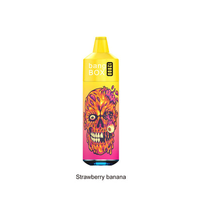 BANGBOX VAPE 12000 PUFFS/12 FLAVORS /RGB LIGHT/Battery650Mah /E-juice volume: 28ml 12flavors.