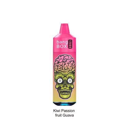 BANGBOX VAPE 12000 PUFFS/12 FLAVORS /RGB LIGHT/Battery650Mah /E-juice volume: 28ml 12flavors.