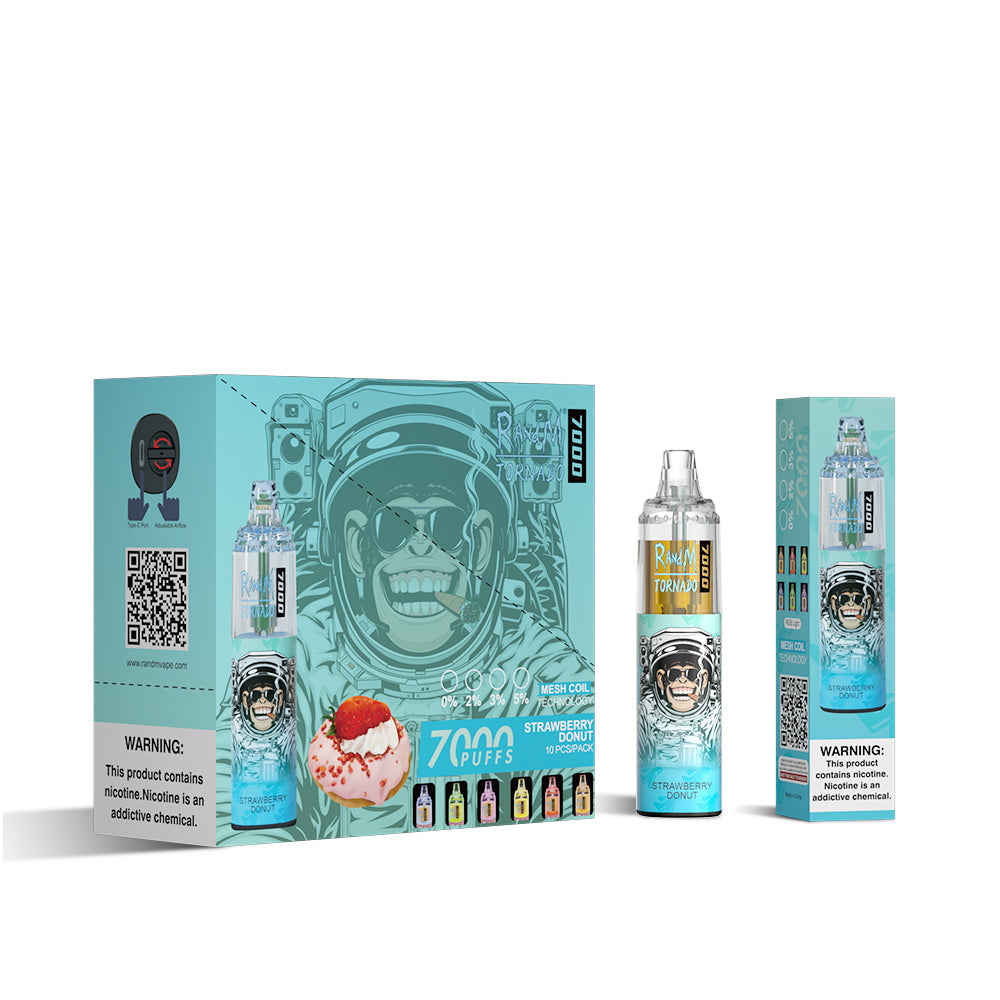 RAndM Tornado 7000 Puffs Disposable Vape Pack Of 10
