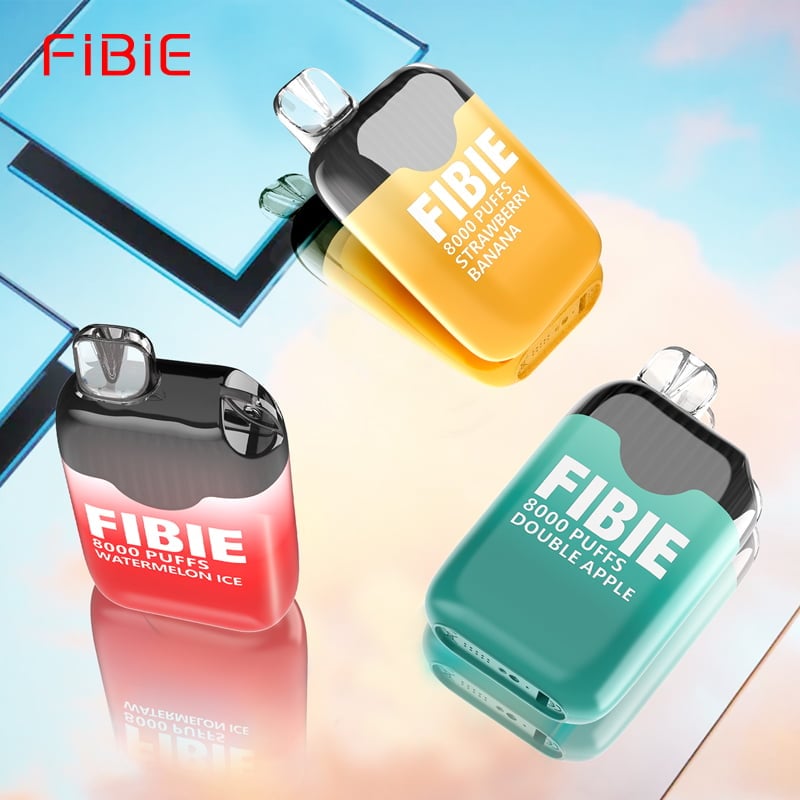 Strawberry--Ice-  FIBIE 8000 Puffs Disposable Vapor Wands(8000 PUFFS)