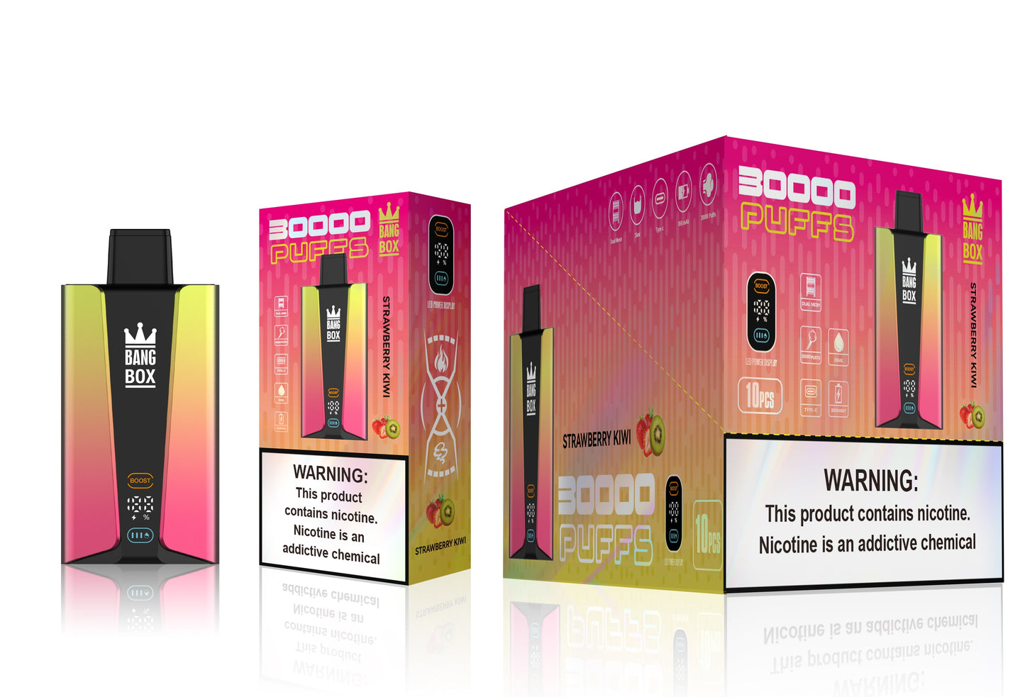 BANGBOX 30000 Puffs Disposable Vape Wholesale-850mAh Battery, 40ml E-liquid, Multiple Nicotine 12 Flavors