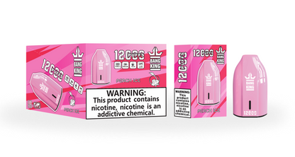BangKing 12K Puffs Smart Full Screen Turn Ice Wholesale Disposable Vape Puff 12000k Prefilled Pod-850mAh Battery, Multiple Nicotine 12 Flavors