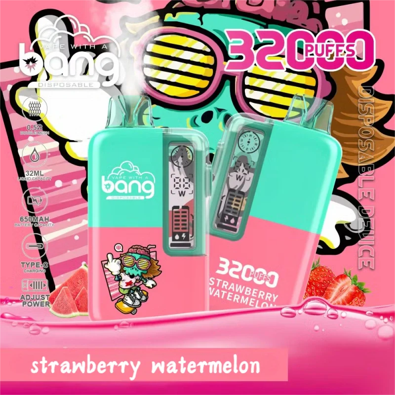 Bang Disposable 32k Puffs Vape Bulk Price and Best Sale-650mAh Battery, 32ml E-liquid, Multiple Nicotine 12 Flavors