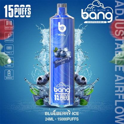 Bang 15000 Puffs Vape 15K Disposable Vape Pen E Cigarette Prefilled 15ml  600mAh Disposable Vape 20 Flavors