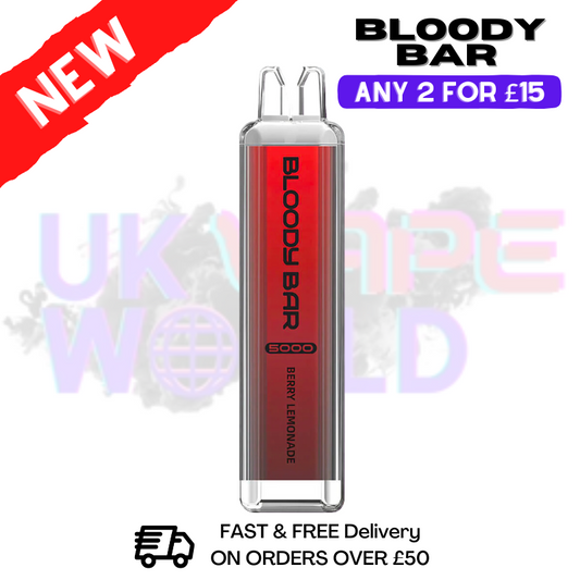 Berry Lemonade Bloody Bar 5000 Puffs Disposable