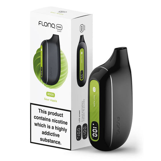 Flonq Max Smart 8000 - 20ml Disposable Vape | 8K Puffs | 2%/5% Nicotine