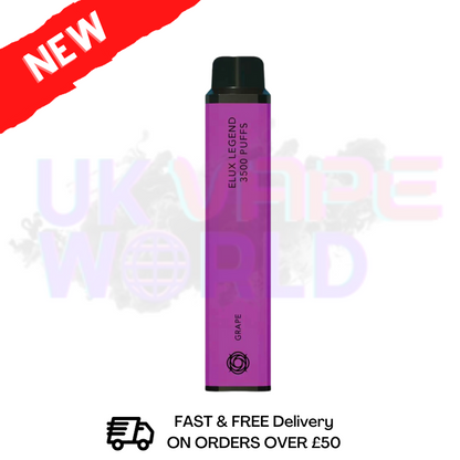 Elux Legend 3500 Puff Grape Bar