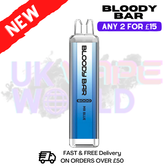 Mr Blue Bloody Bar 5000 Puffs Disposable