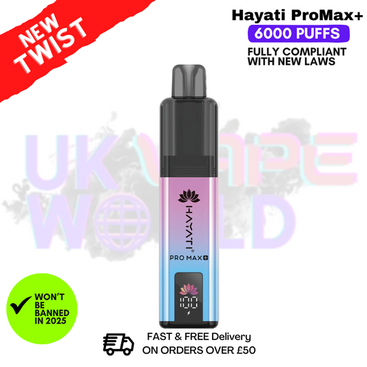 Strawberry Raspberry Blueberry Hayati Pro Max Plus 6000Puff Kit