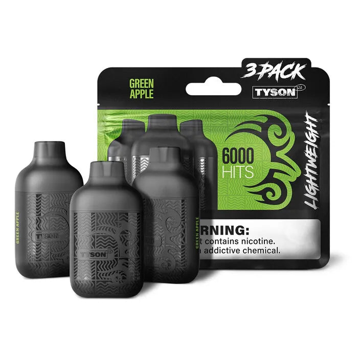 Tyson 2.0 Lightweight 6K - 3PK Vape