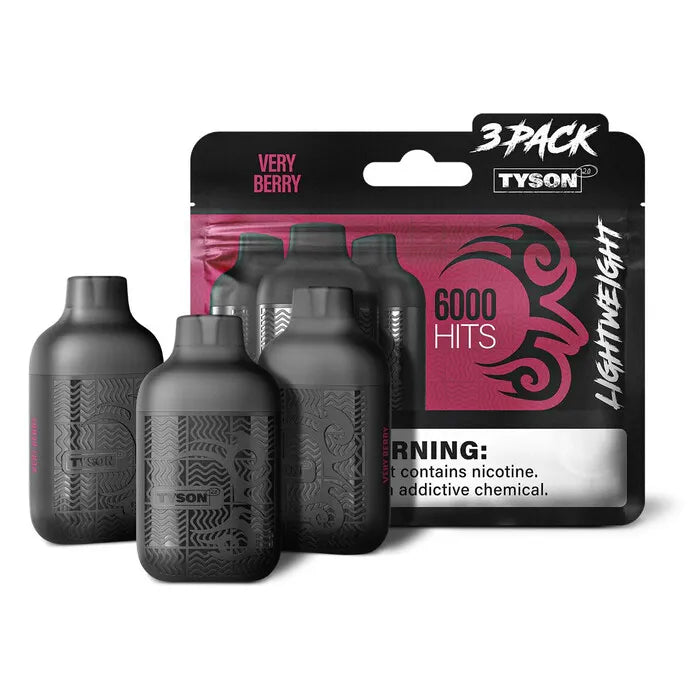 Tyson 2.0 Lightweight 6K - 3PK Vape