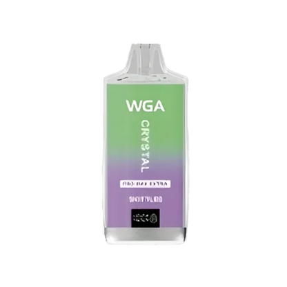 WGA Crystal Pro Max Extra 15000 Puffs Disposable Vape Box Of 10-650mAh Battery, Multiple Nicotine 11 Flavors
