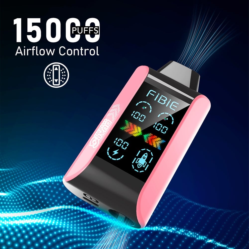FIBIE 15000 Dual Flavors (Dual flavor switch Over 100,000 positive reviews)