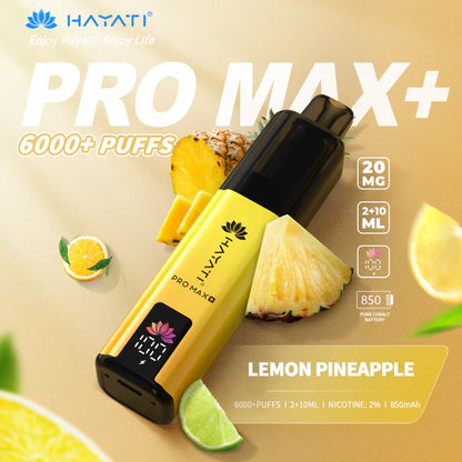 Hayati Pro Max+ 6000 Puffs Disposable Vape