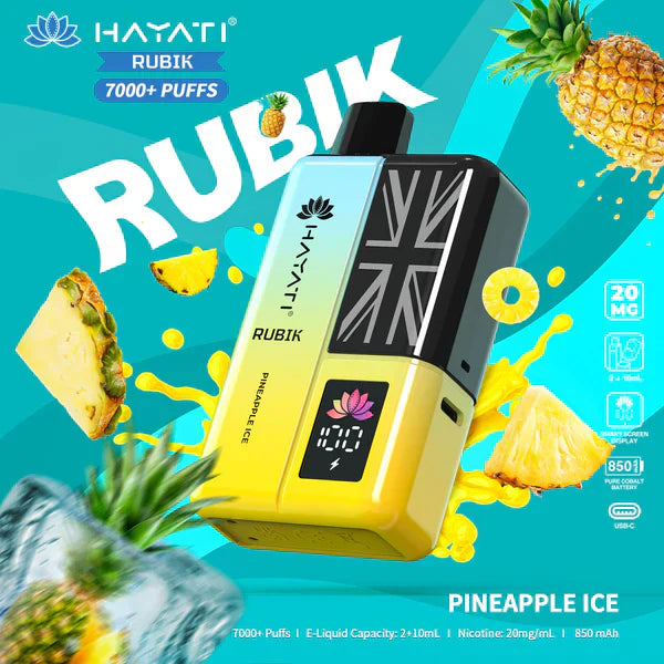 Hayati Rubik 7000 Puffs Disposable Vape