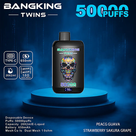 Bang King Twins 50000 Puffs 50k Double Flavor Disposable Vape
