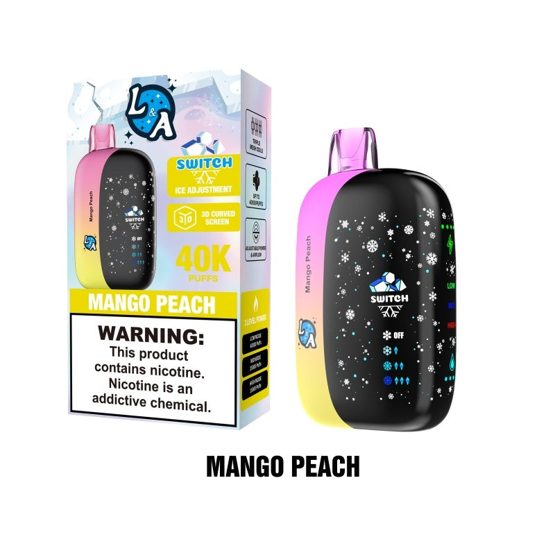 L&A Switch 40K Ice Control Disposable Vape 5%