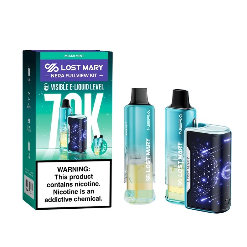 Lost Mary Nera Fullview 70K Disposable Vape Kit 24ml 5%