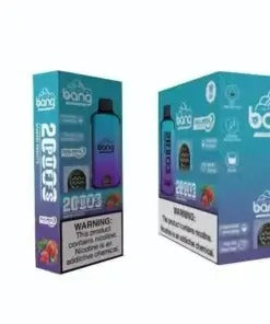 Bang 20000 Puffs LED Display Disposable Vape Bang King Double Crystal 20000 Puffs Vape 20K Disposable Vape Pen E Cigarette Prefilled-650mAh Battery, 25ml E-liquid, Multiple Nicotine 12 Flavors
