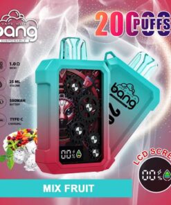 Bang King Double Crystal 20000 Puffs Vape 20K Disposable Vape Pen E Cigarette Prefilled-500mAh Battery, 25ml E-liquid, Multiple Nicotine 12 Flavors