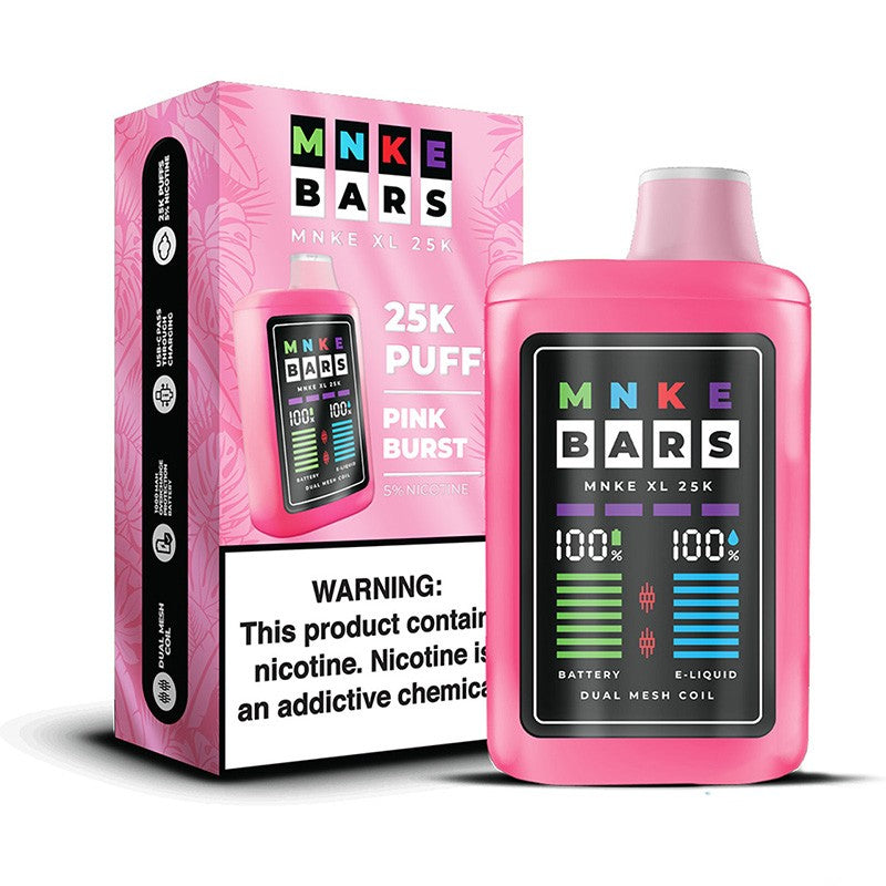 MNKE Bars XL 25K Disposable Vape 5%18m