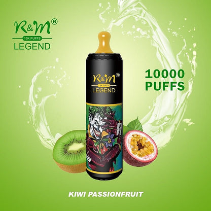 R&M legend 10000 Puffs 0% 2% 3% 5% Nicotine Rechargeable Disposable vape