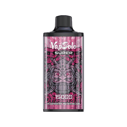VapSolo Super 15K Puffs Disposable Vape | Ajustable Airflow,Mesh Coil,Type-C Port