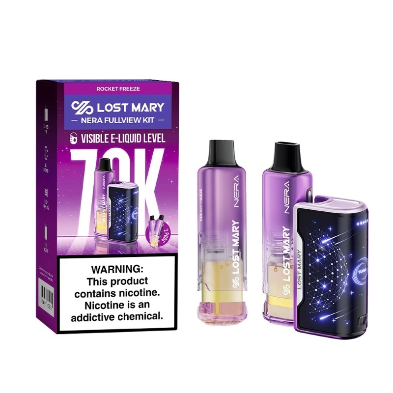 Lost Mary Nera Fullview 70K Disposable Vape Kit 24ml 5%