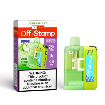 Off-Stamp X Cube Crystal Cube 35K Disposable Vape 17ml 5%