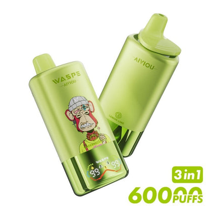 WASPE 60K 3-in-1 Triple Flavor Disposable Vape 54ml 5%