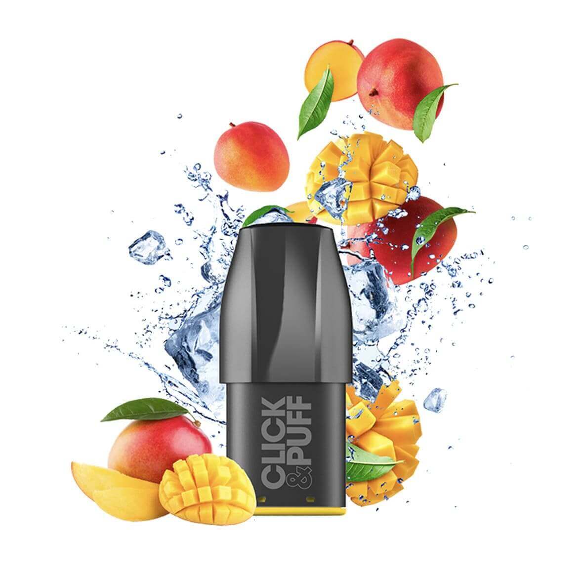 X-BAR Click & Puff - Pack de 2 Cartouches 2ml 650 Puffs